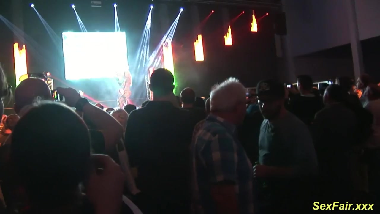 German MILF Lapdance on Stage