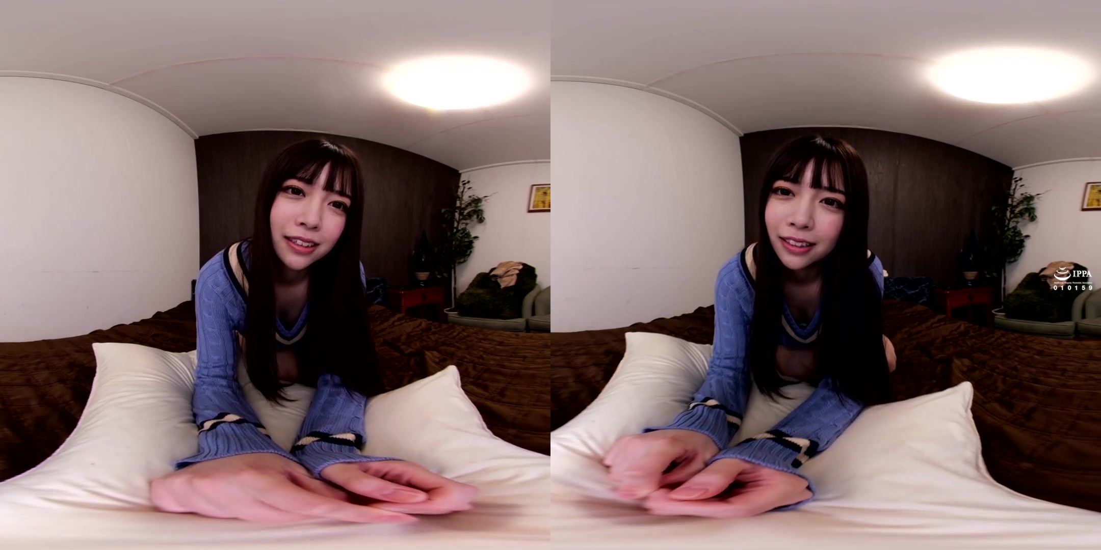 Karen Nanase Masturbation VR; JAV Idol Solo in Bed