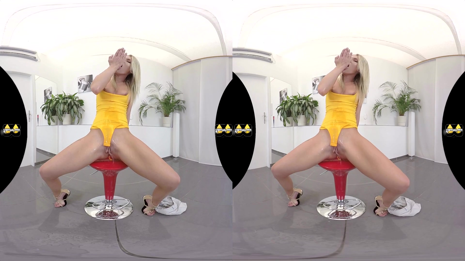 Claudia Mac in Peeing and Playing - VirtualPee