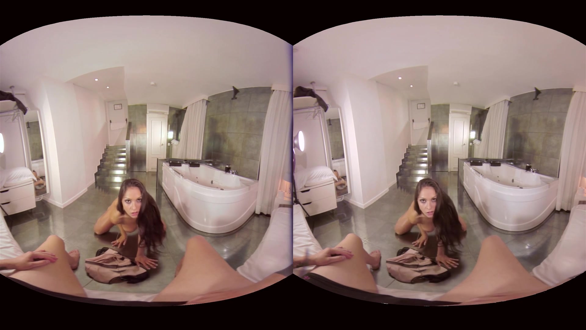 Adrian Dimas Marta La Croft in After Party - VirtualRealPorn