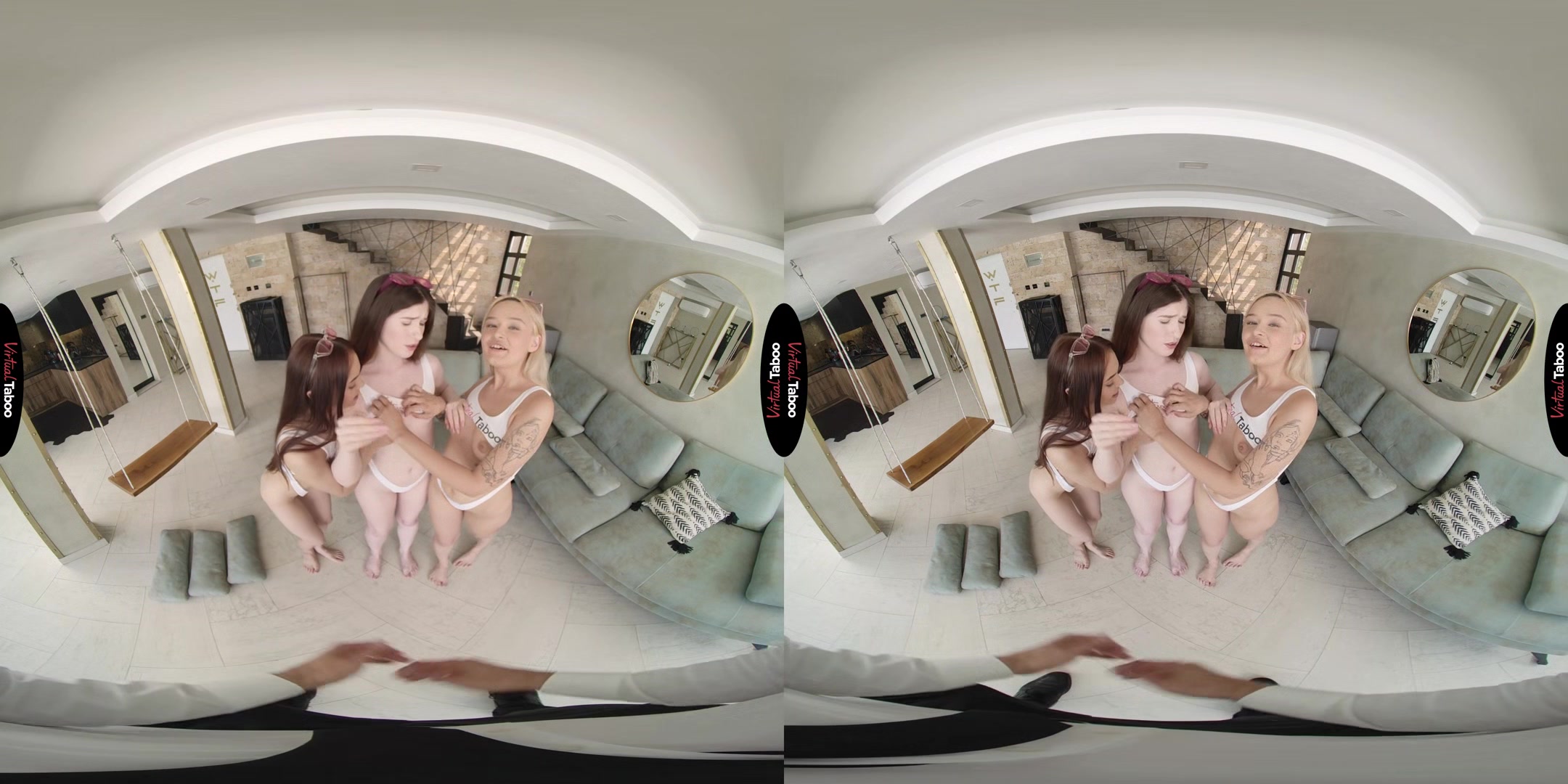 Hot Pearl, Lina Shisuta VR Porn: Pool With A View - VirtualTaboo