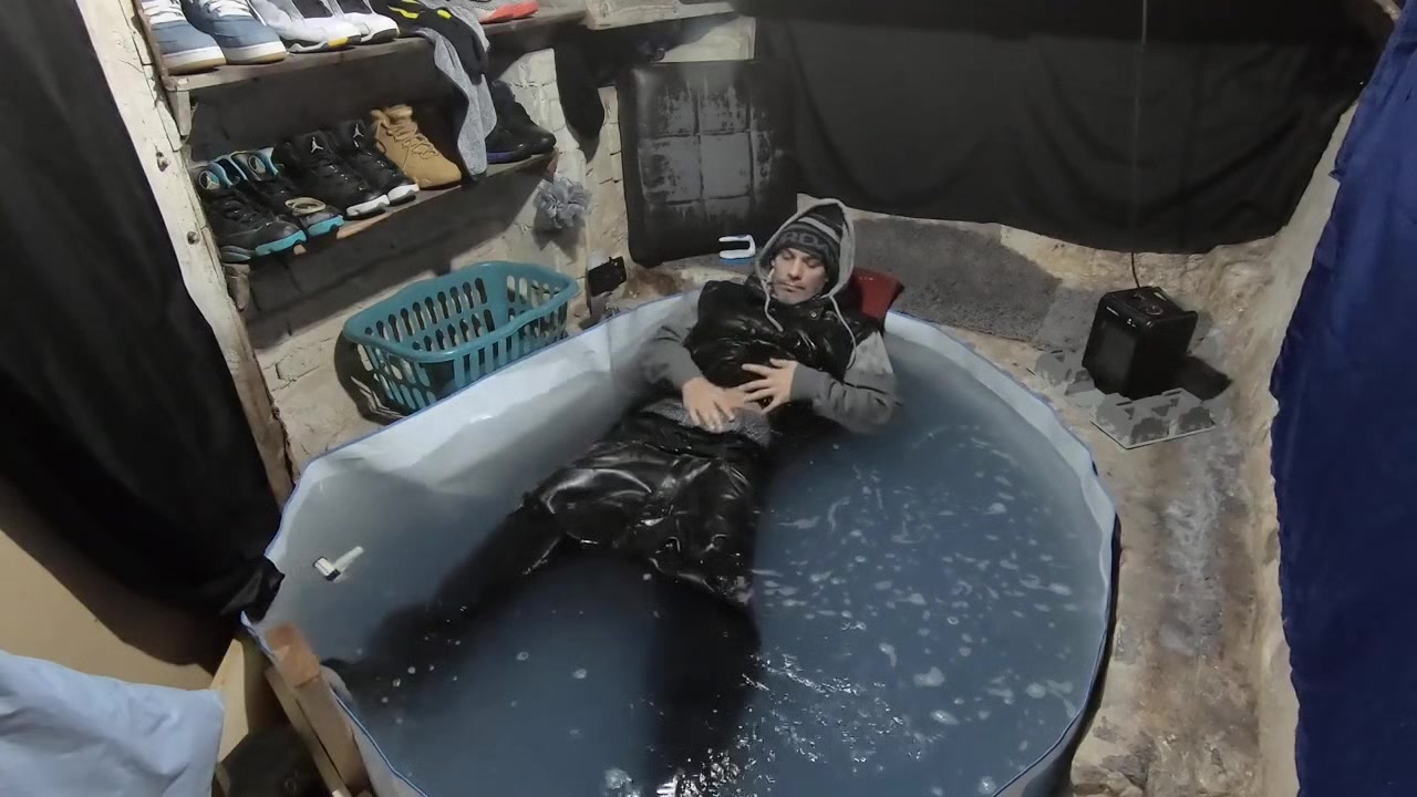 Wet skater boy david