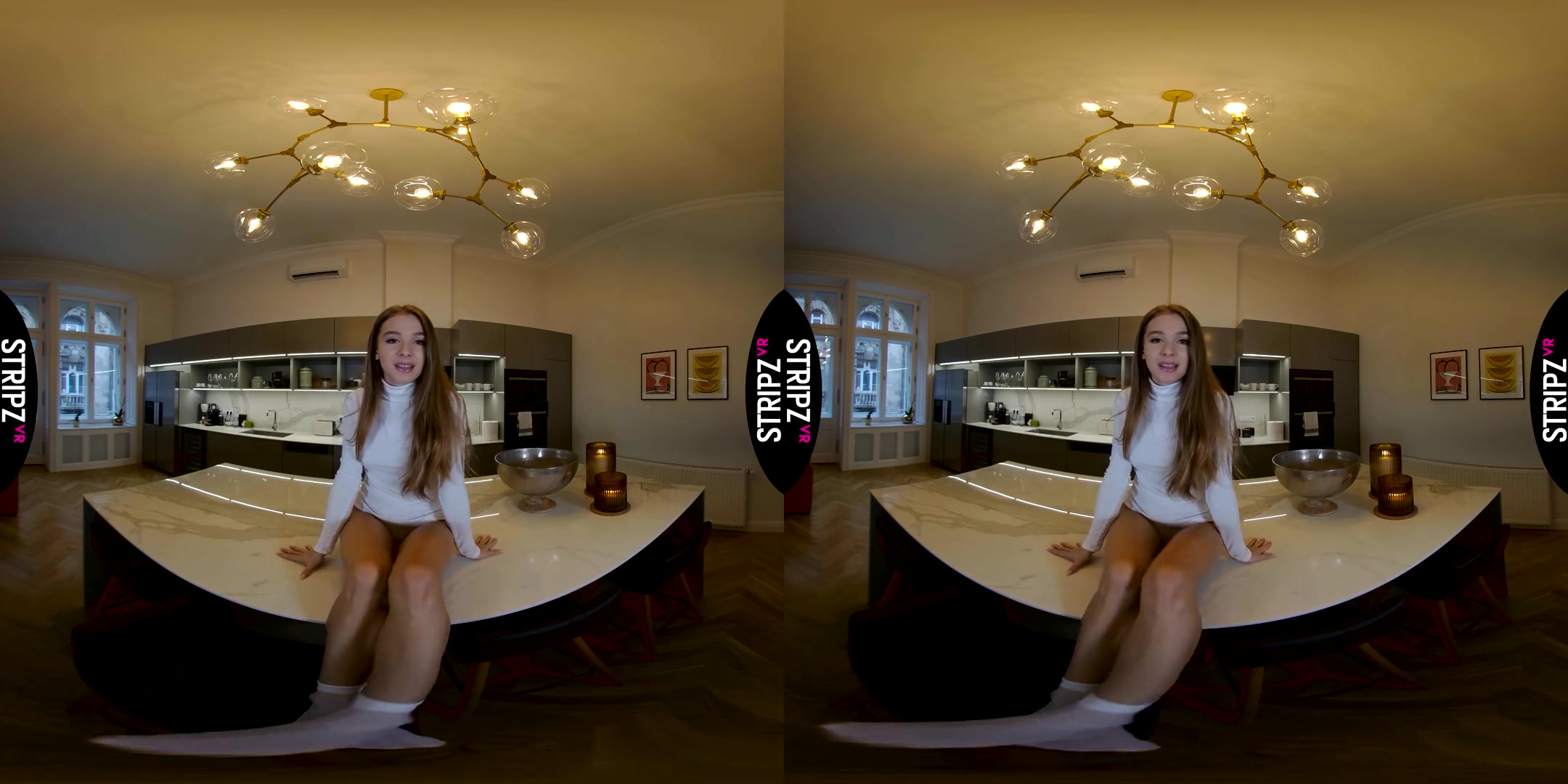 Kitchen Heat - Hot teen 18+ Solo Striptease - SexLikeReal