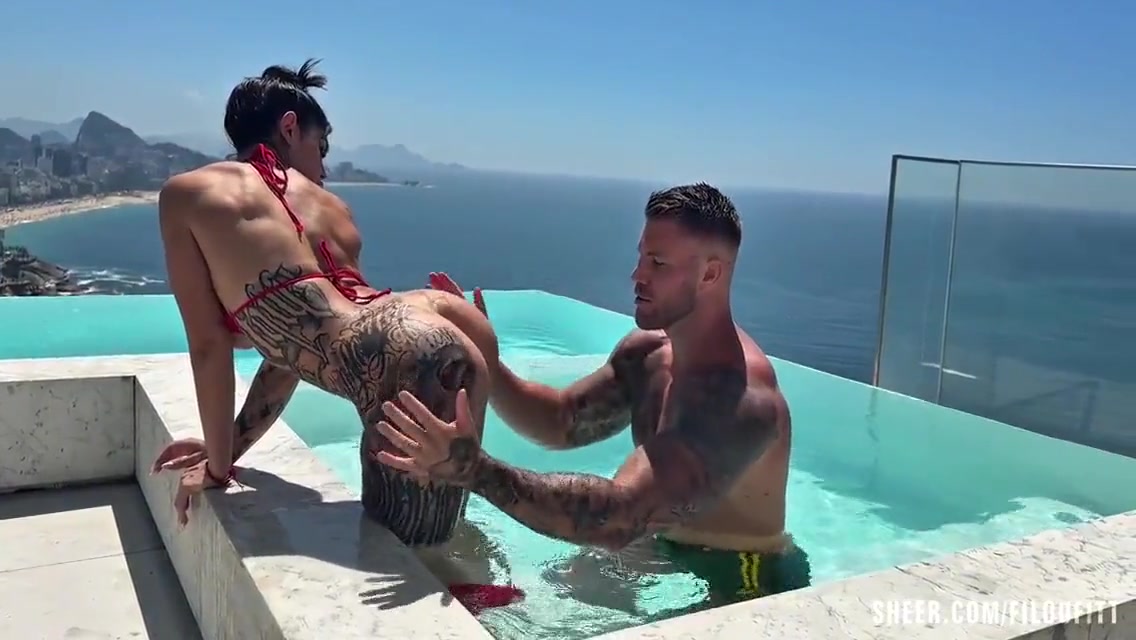 Naughty Brazilian Rides A Huge Dick And Takes A Cumload On Her Tits! Gabriella Euzebio With Filou Fitt