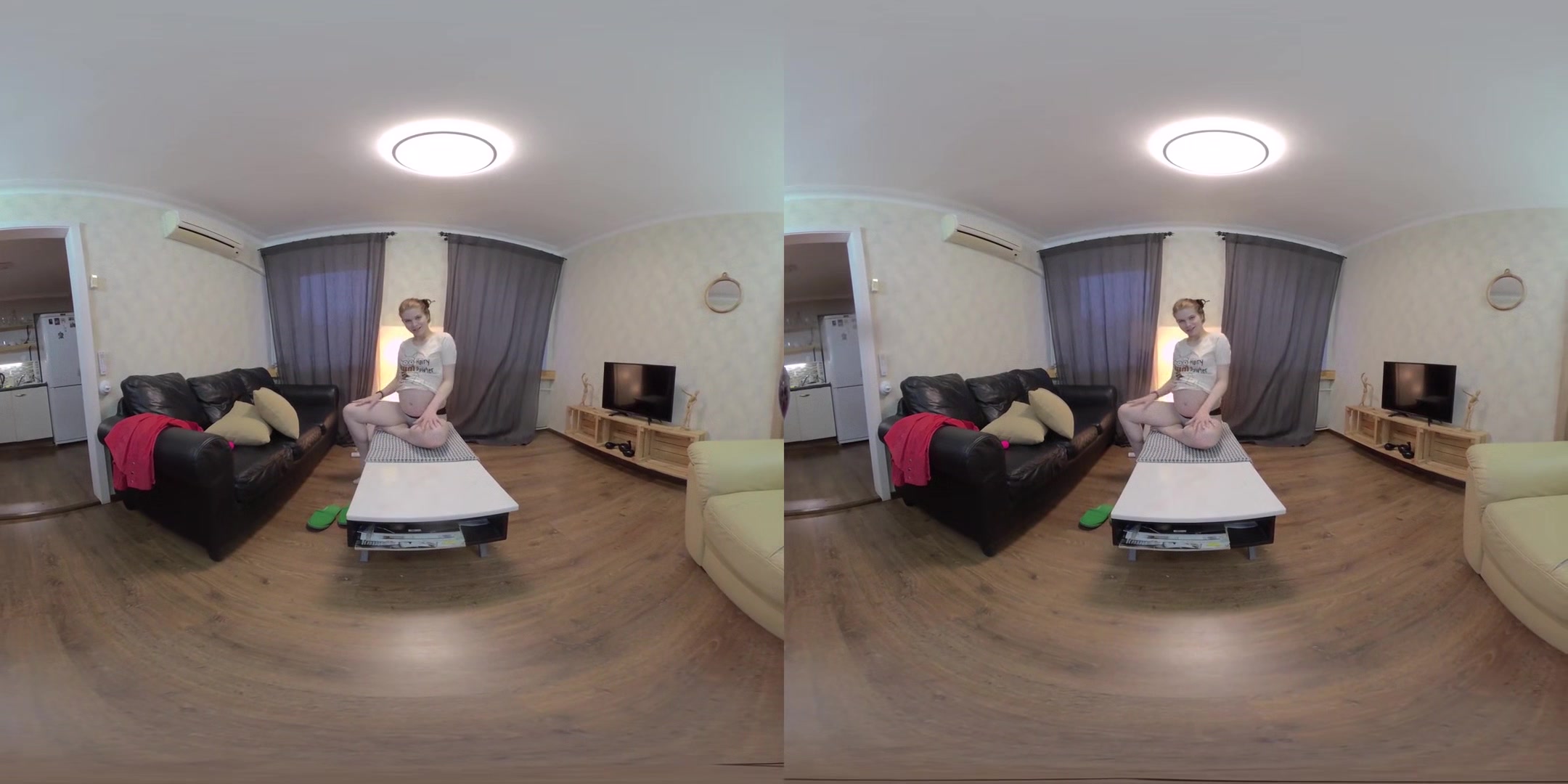Hot Hairy Natural Pregnant Show
