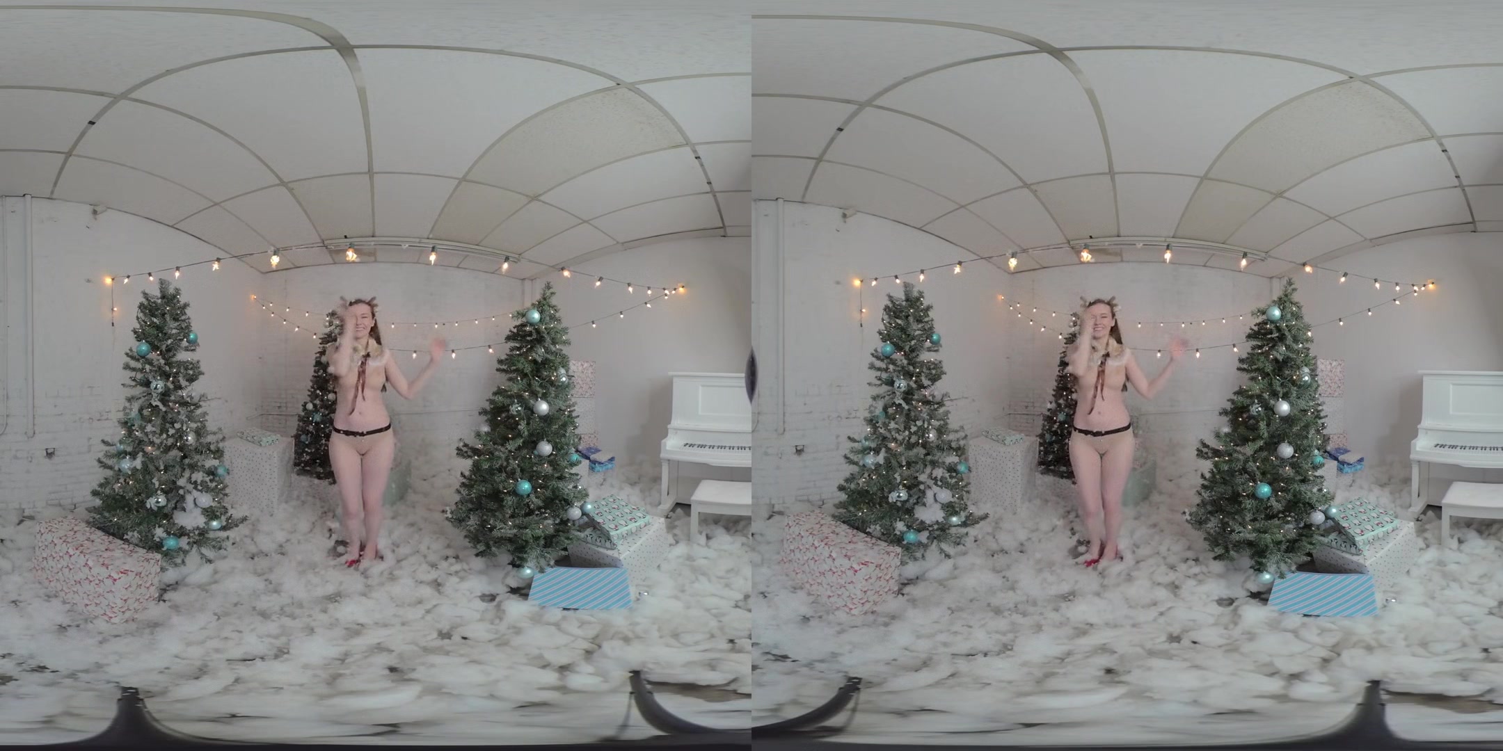Reindeer - Beautiful Babe Solo Striptease - SexLikeReal
