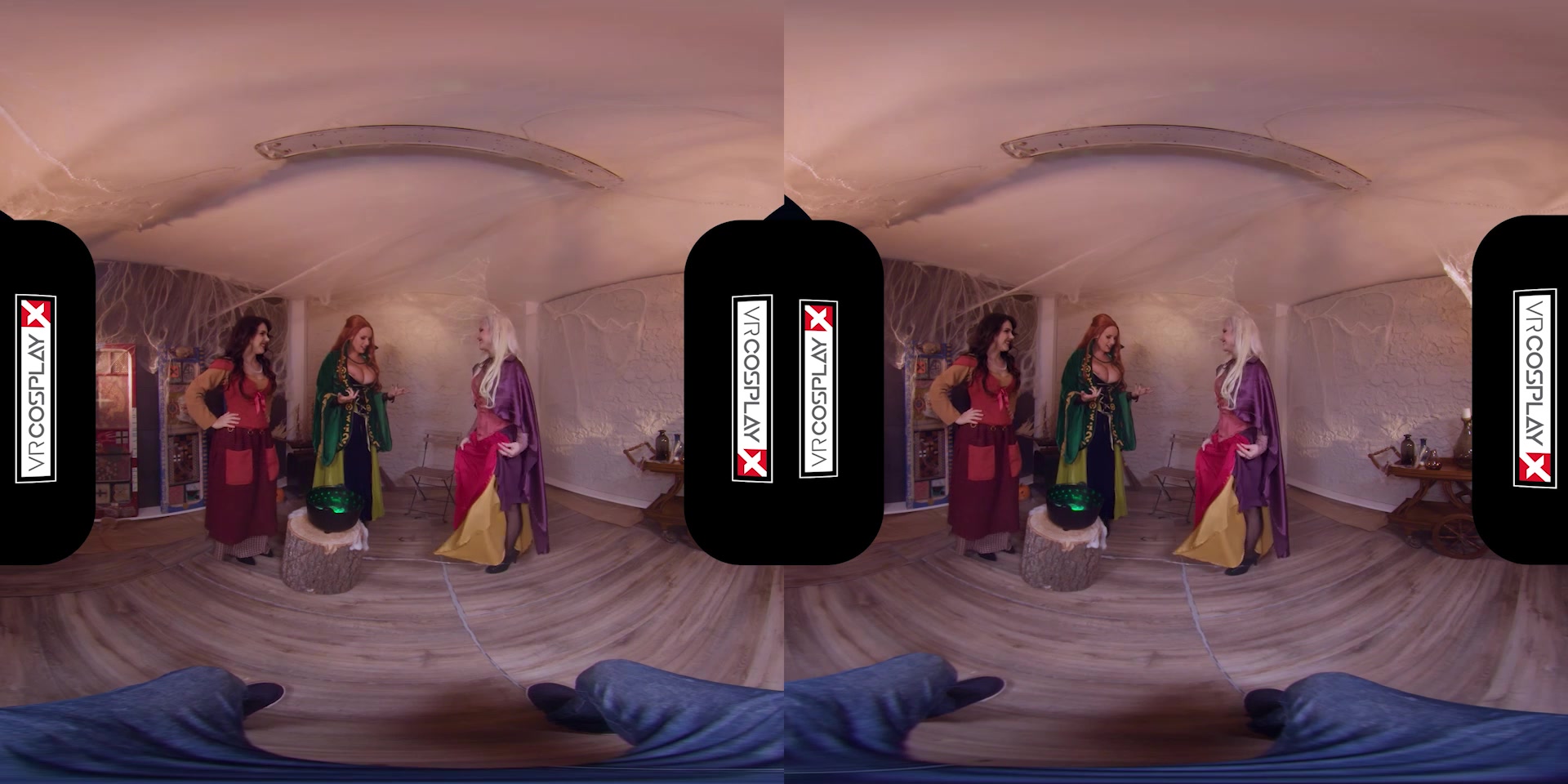 Angel Wicky & Valentina Nappi & Zazie Skymm in Hocus Pocus A XXX Parody - VRCosplayX