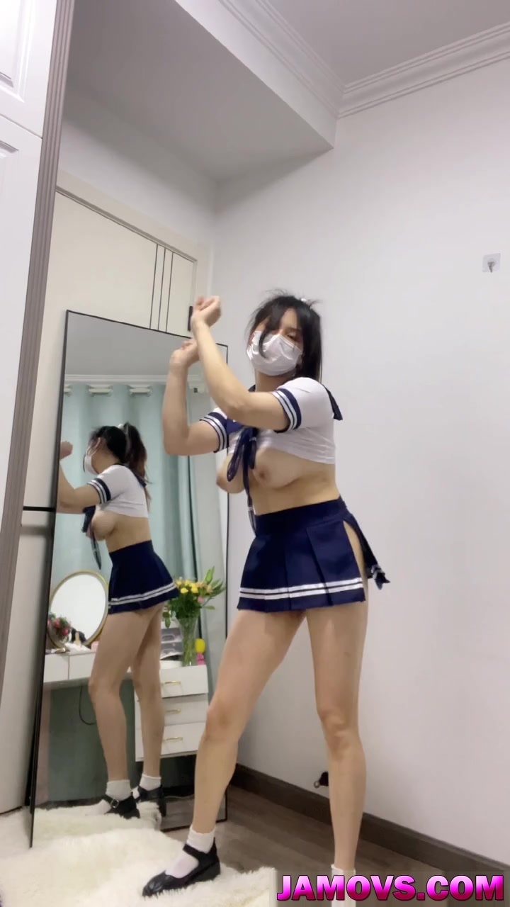 Amateur Asian Girl With Big Boobs Dancing