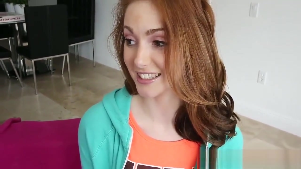 Redhead teen 18+ oozes cum