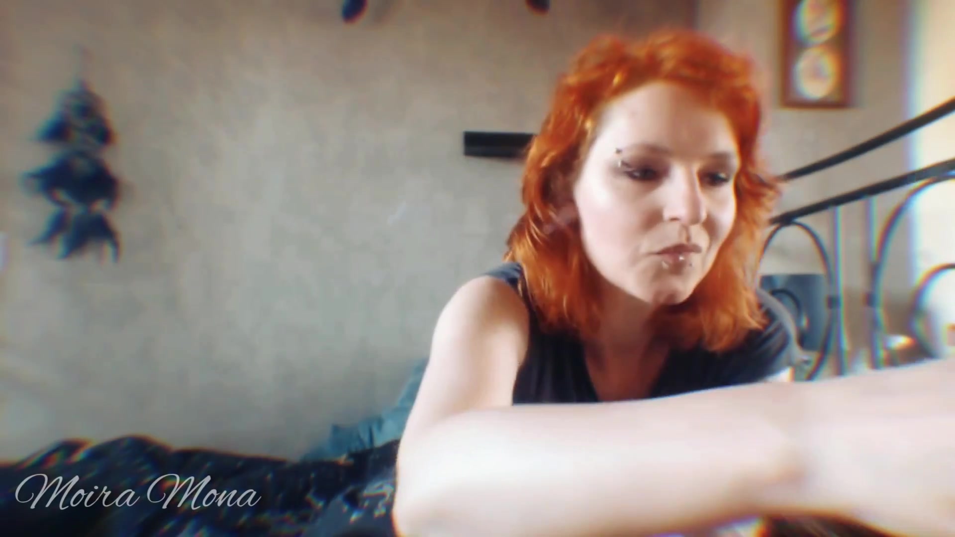 Casual Smoking Rock Chick