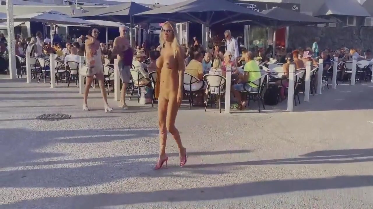 Cap D'agde And Monika Fox In Walks The Streets Of Naked 6 Min