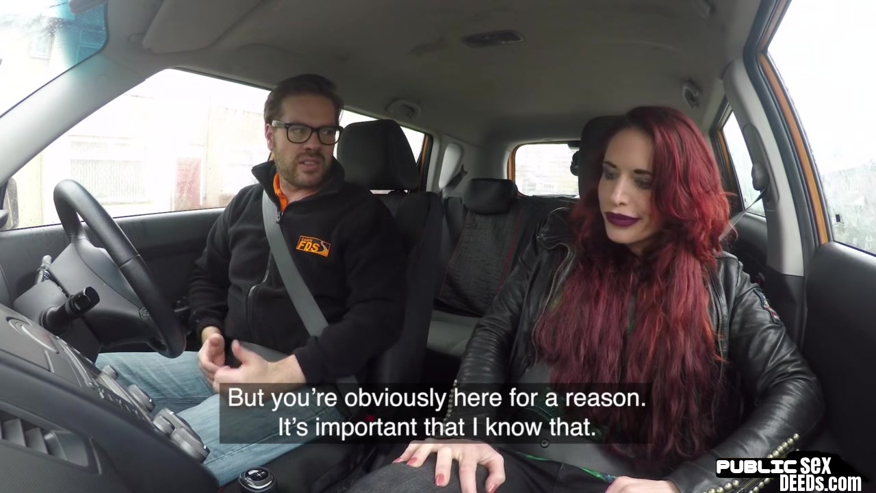 Redhead brit publicly fucks dring instructor