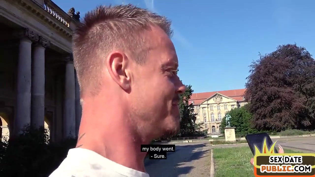 German public tattooed MILF POV fucked outdoor by sex date