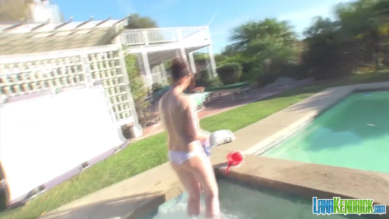 Lana Kendrick - Patriotic Hot Tub 1