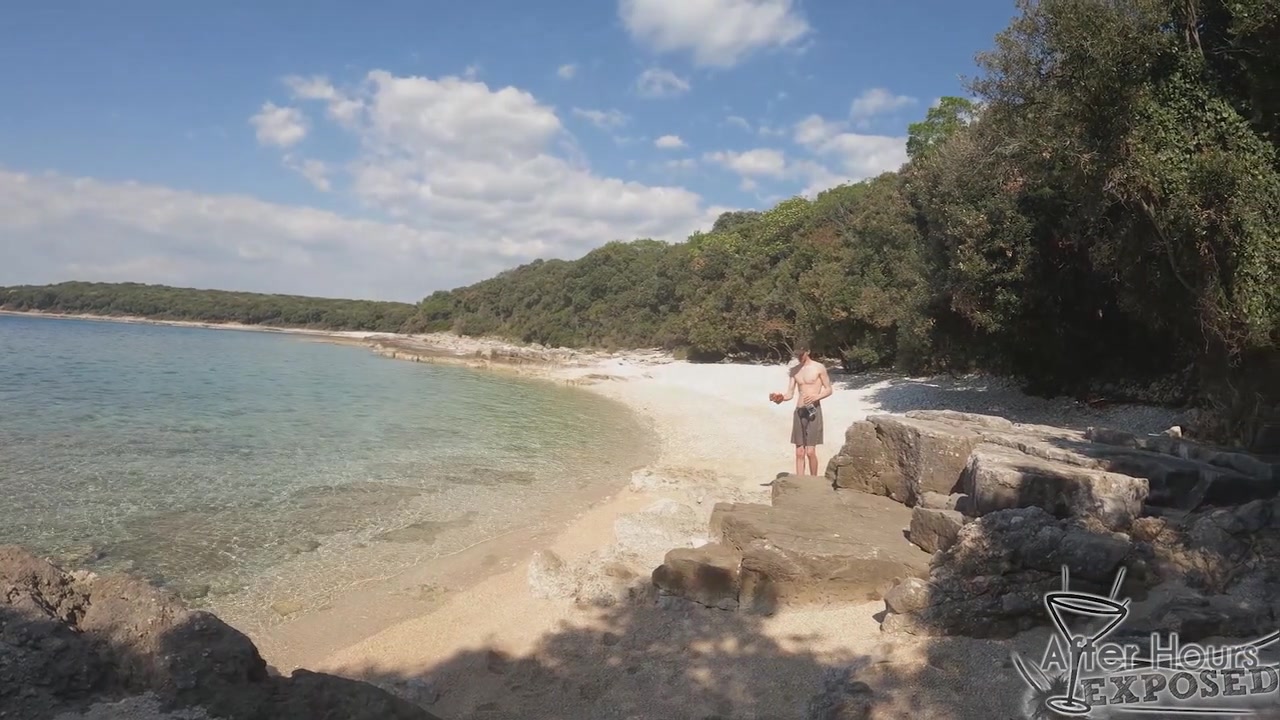 Matty Fucking Sucking Pussy Licking With Her Boyfriend On Private Tropical Adriatic Beach Creampie