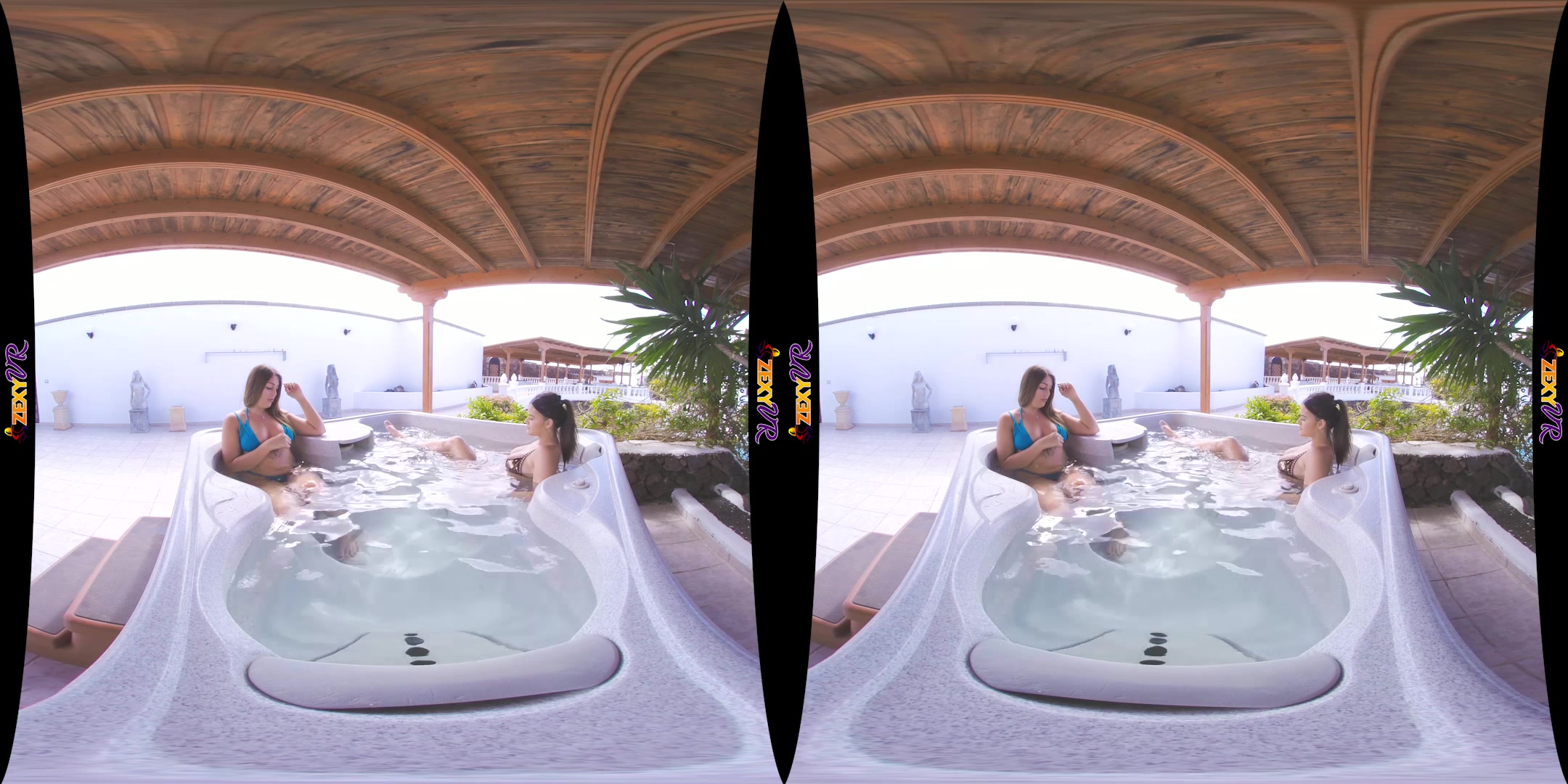 Hot Tub Beauties featuring Amelia B, Jane - ZexyVR