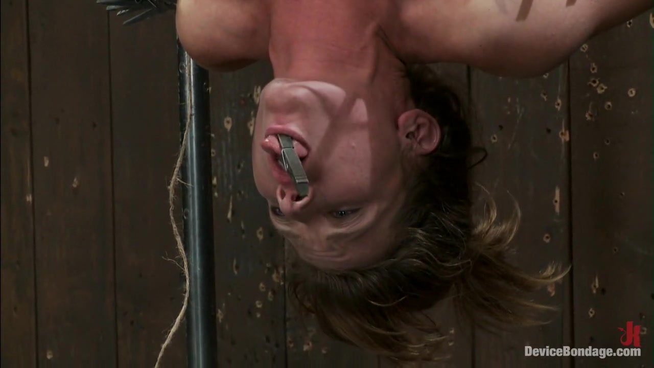 Ariel X is trapped in an inverted Sybian and cummingNo hope for escape - only screaming.