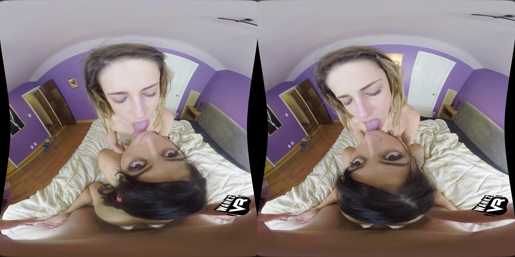 Just the Tip - Hardcore teen 18+ MFF Threesome HD POV VR