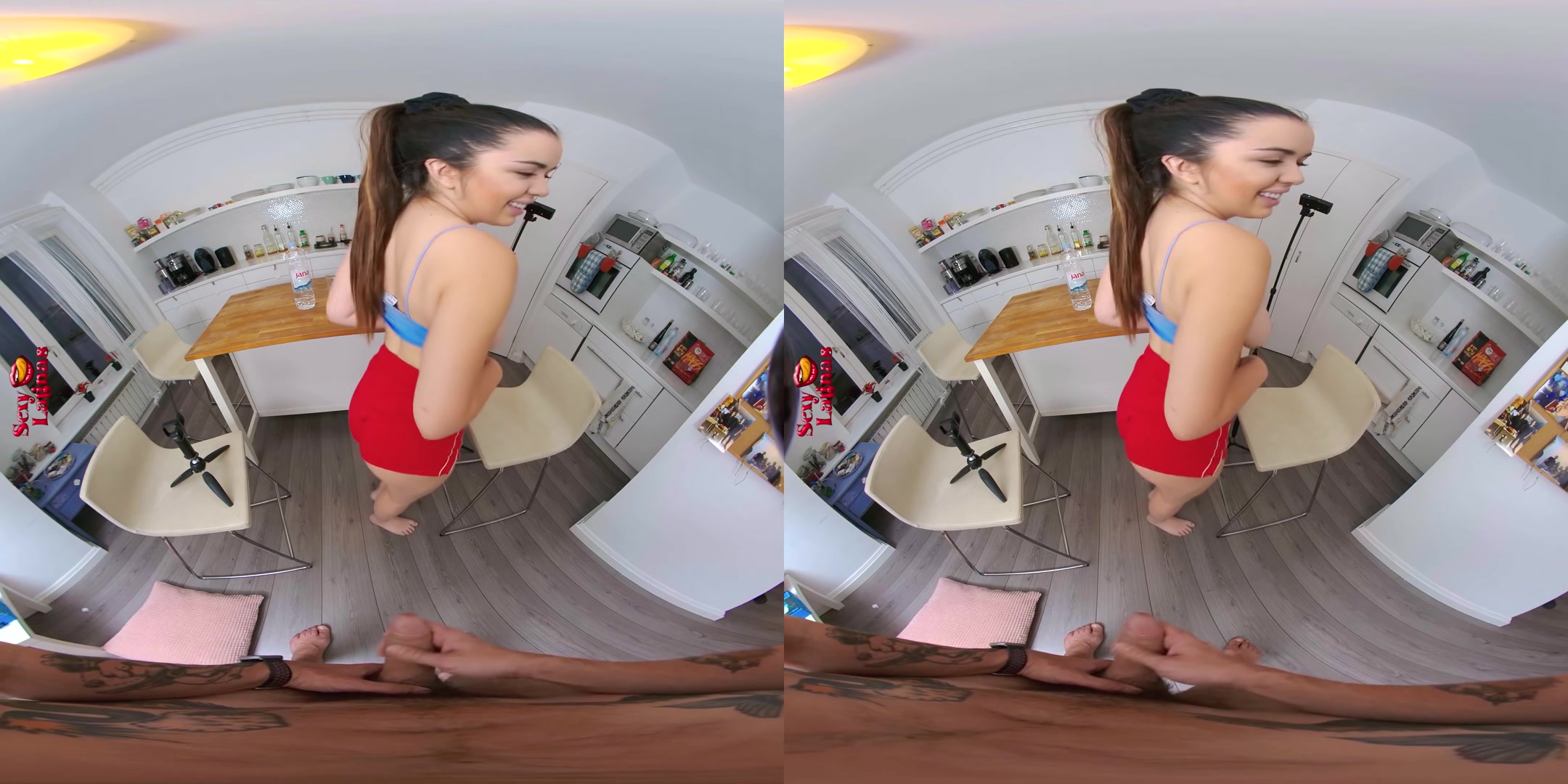 Spanish Tetona teen 18+ Excels At Titjobs Prologue - perVRt