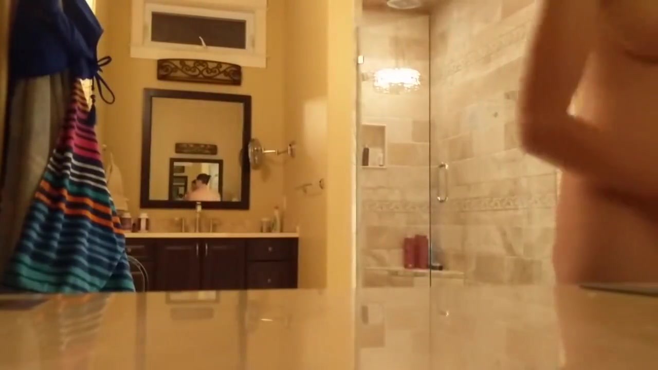 SPIED my stepsister taking a bath (bad camera angle) maybe next time!!