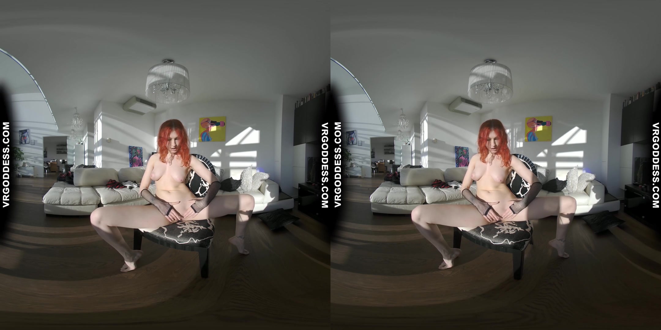 Super Sexy Striptease From Big Boobed Ginger New Girl Hurricane