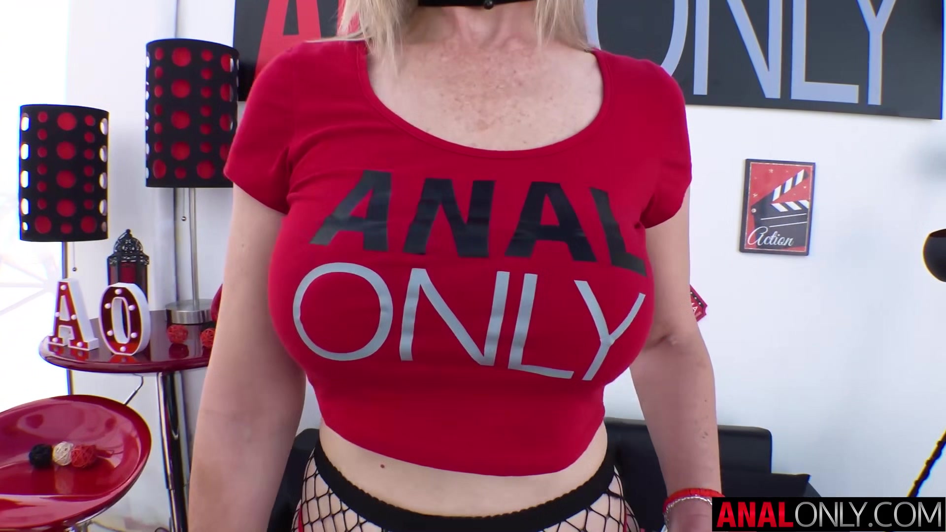 ANAL ONLY Opening up Lilly James ass