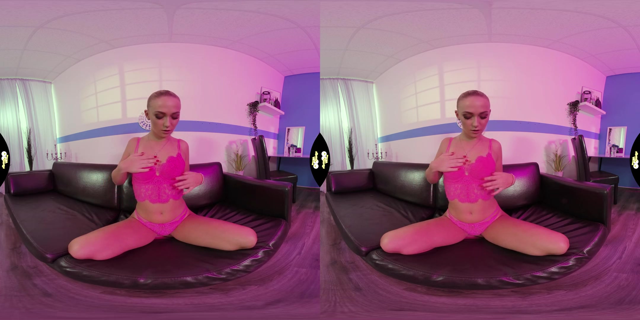 I'm so Lonely - Euro Pornstar in Pink Lingerie Solo Masturbation
