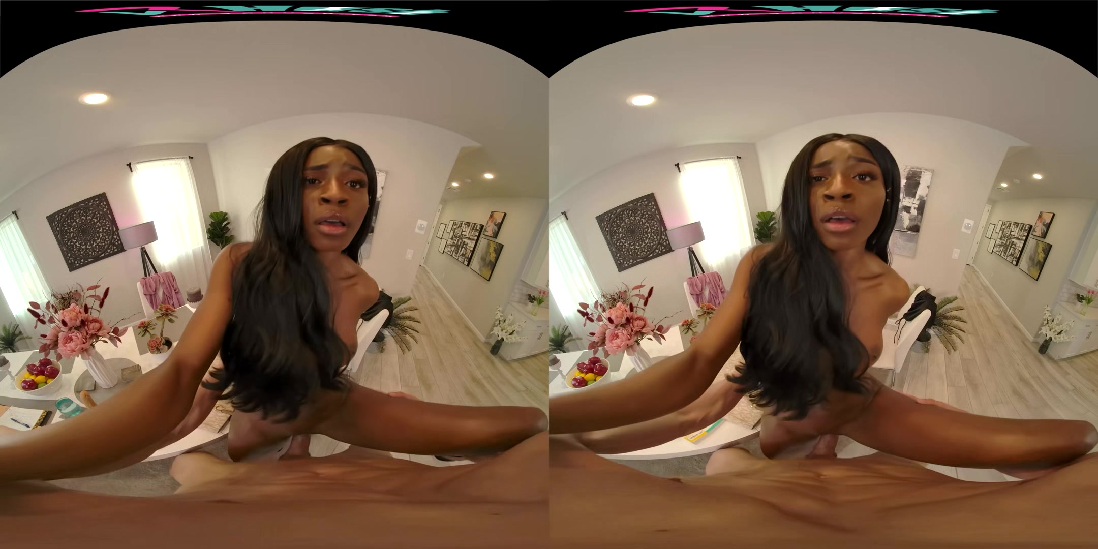 VRHUSH Ebony babe Nicole Kitt needs help studying
