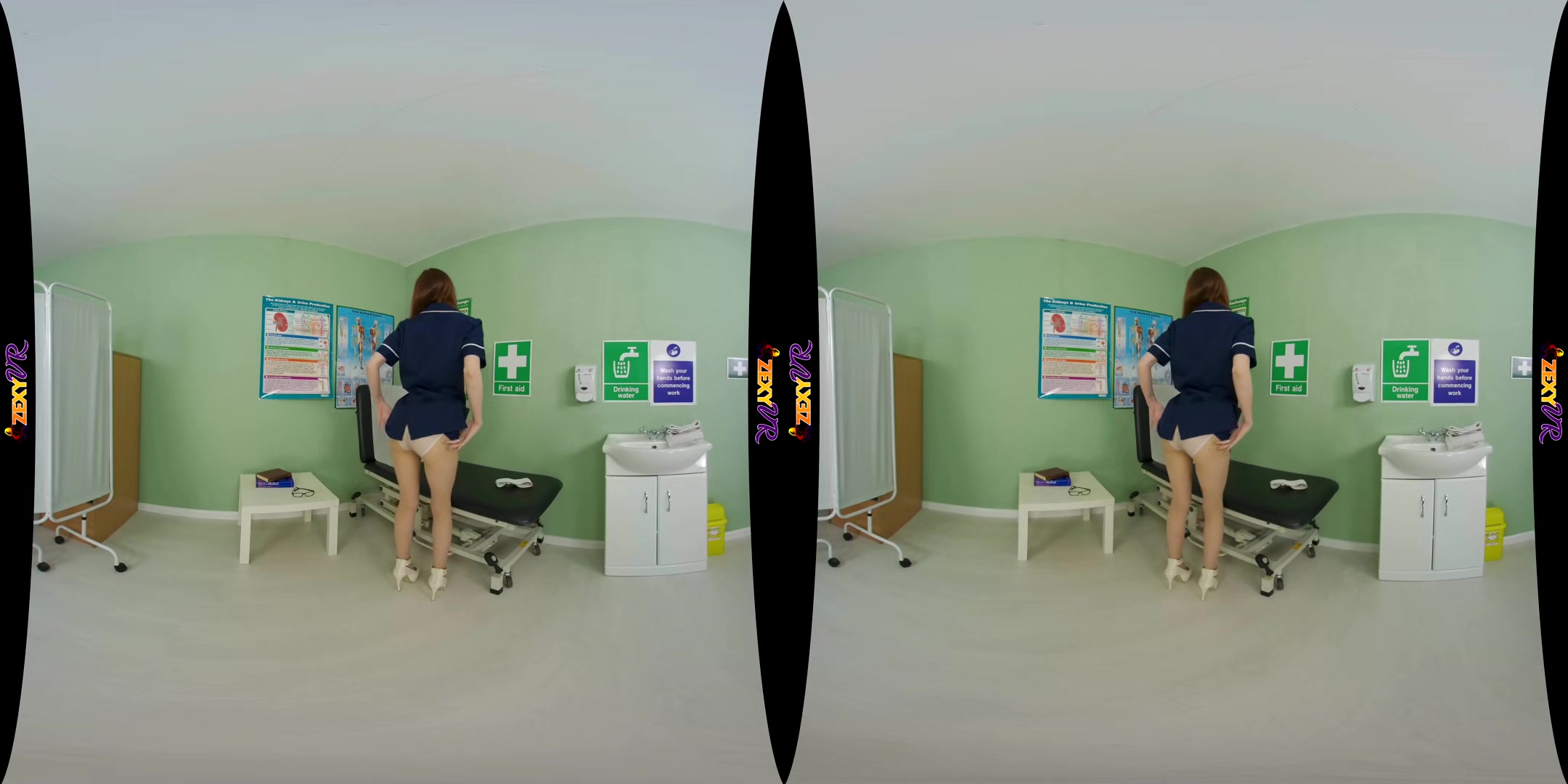 Back To Health - Hot Redhead Solo Vr Striptease