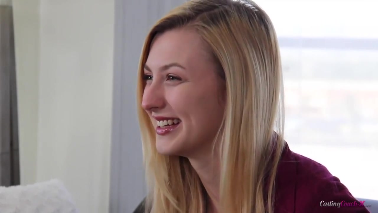 Alexa Graces First Scene teen 18+ Nervous For Her Casting Couch Debut