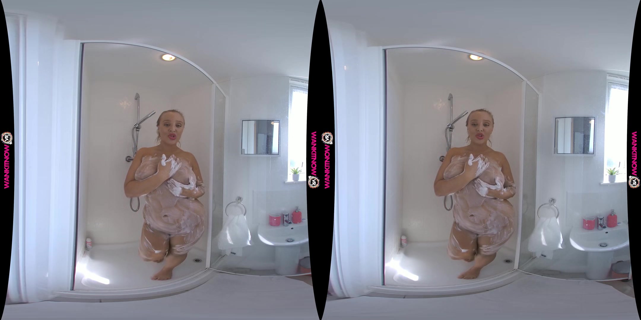 Soapy & Slippery - Busty Beth Getting out the Shower Solo