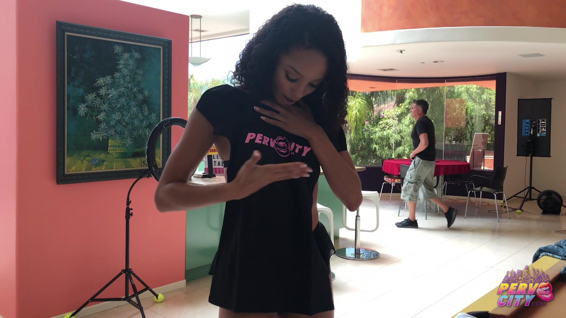 BTS Alexis Tae and Michael Stefano