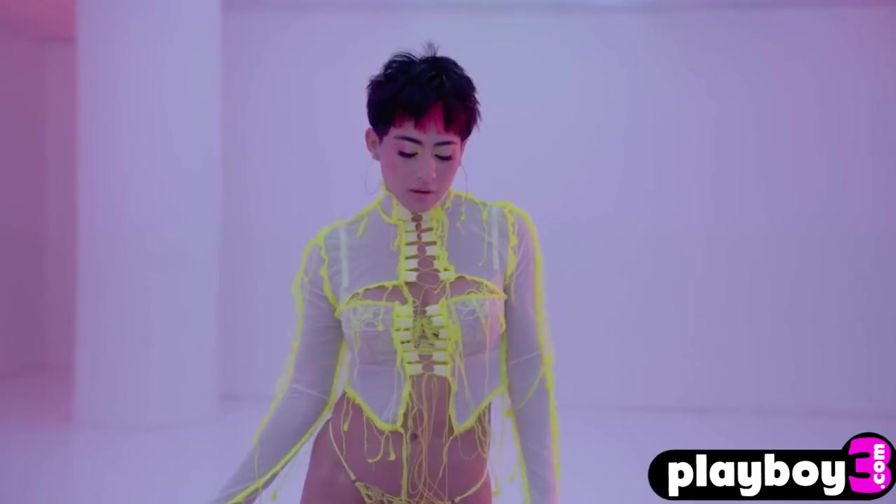 Amazing Latina teen 18+ Shows Hot Big Ass During Posing Action With Mia Valentine
