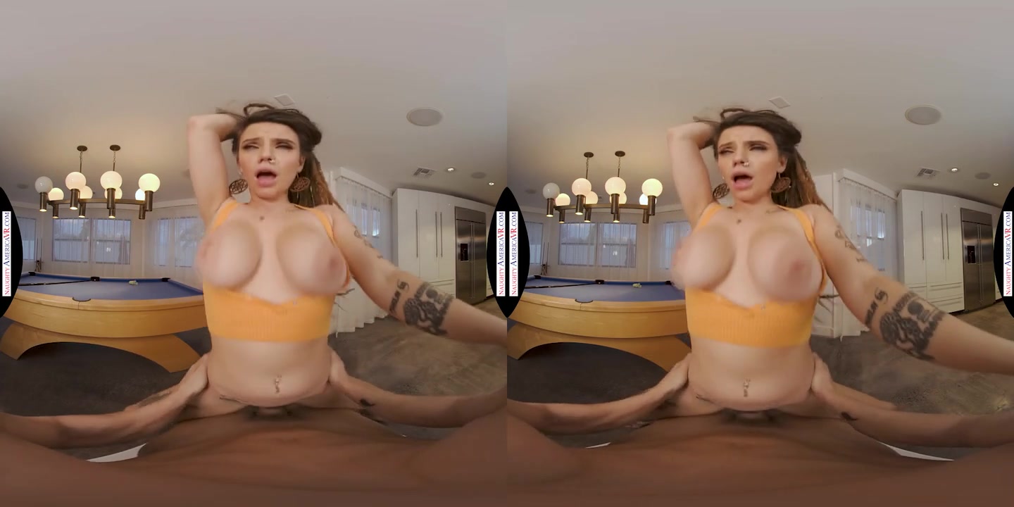 Indica Flower Gets Naughty On The Pool Table With Her Friend's Step brother
