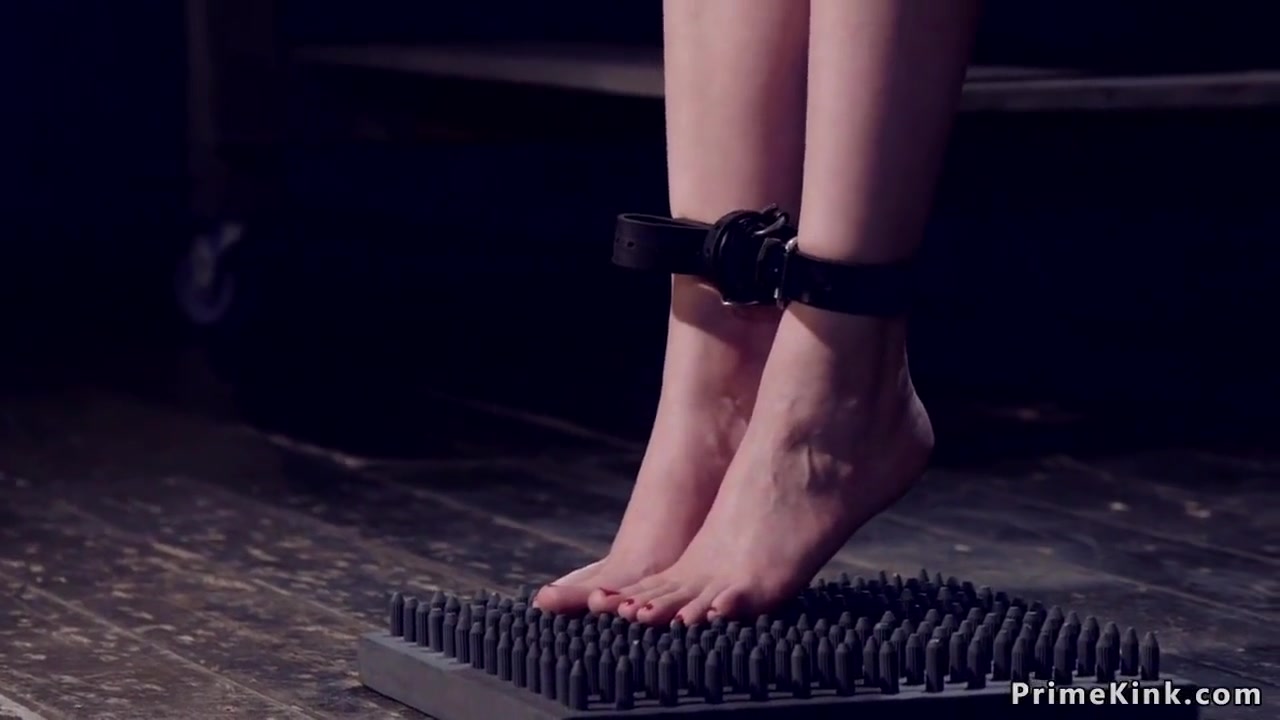 Locked On Knees And Shoulders Sub Toyed