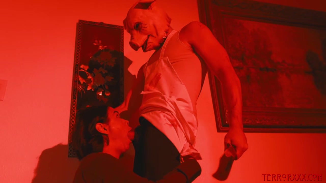 Frightened babe dominated and banged by masked creep