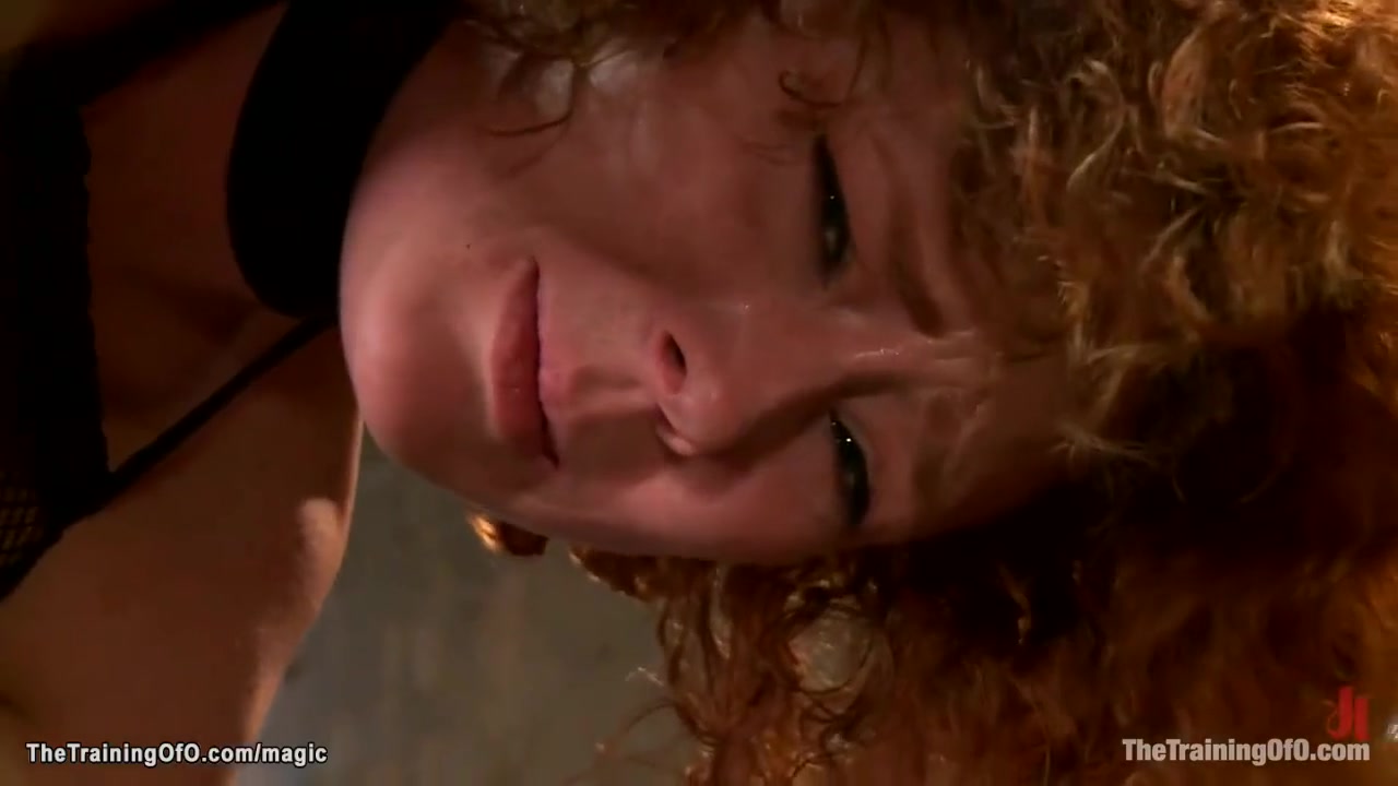 Heavy-breasted Red Head Trainee Ridinf Face With Owen Gray And Audrey Hollander