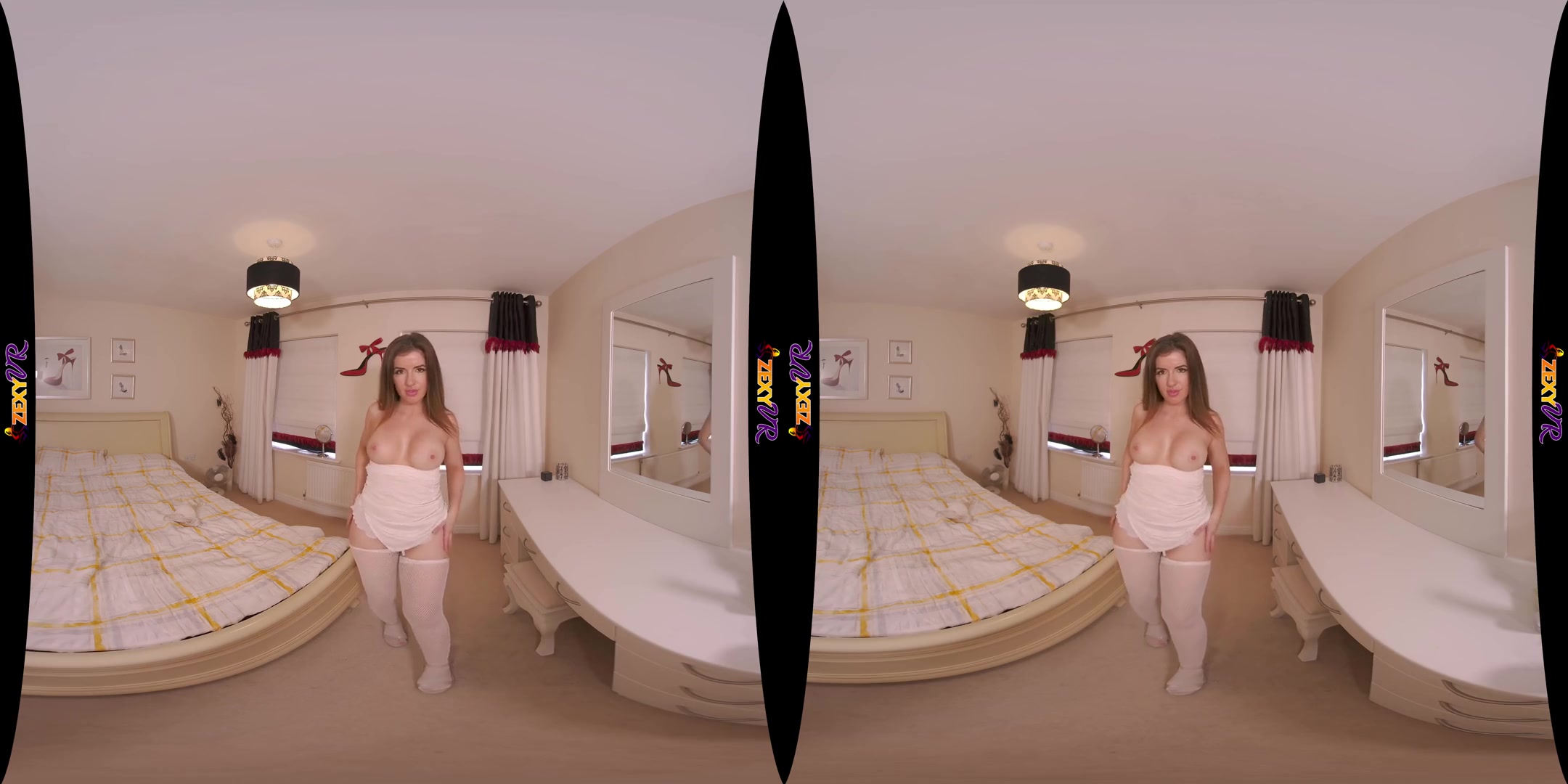 Dress Down - Big Tits Brunette Lexi - ZexyVR - SexLikeReal