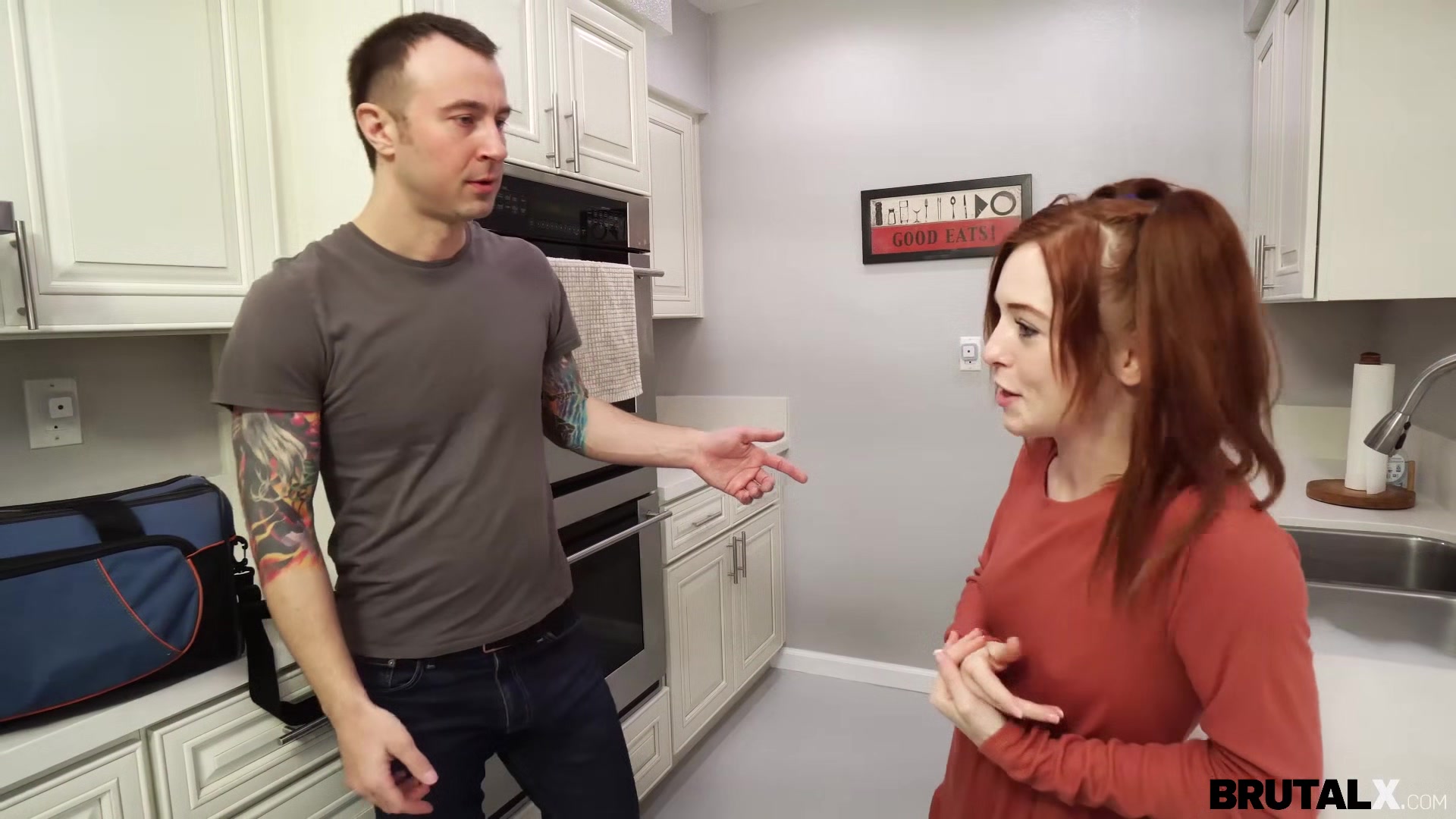 X - Madi Collins - Redhead gets brute-fuck lesson