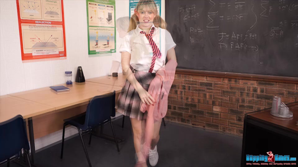 Brook Little - College Spunk Donation - BoppingBabes