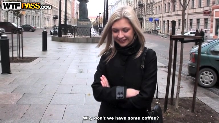 Crazy public fuck video with a gorgeous blondie