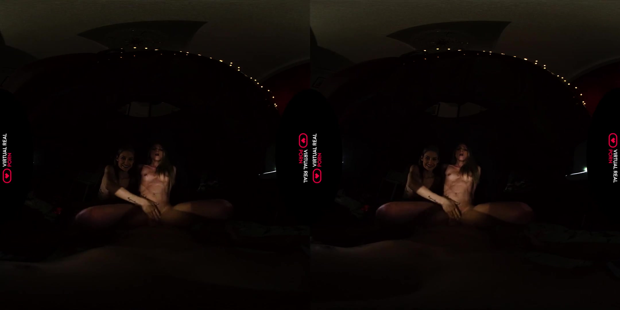 Stay Inside The House. II; Pornstar teen 18+ Threesome in the Dark