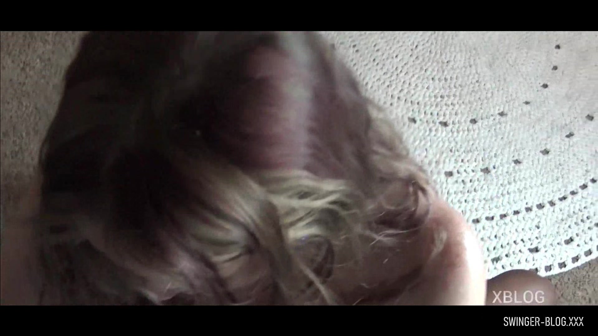 Slutty amateur wives enjoying hard cocks in interracial 4some