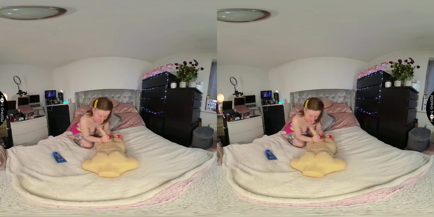4ft 10 Ruby Lixxx Rides a HUGE toy - PeepingThom
