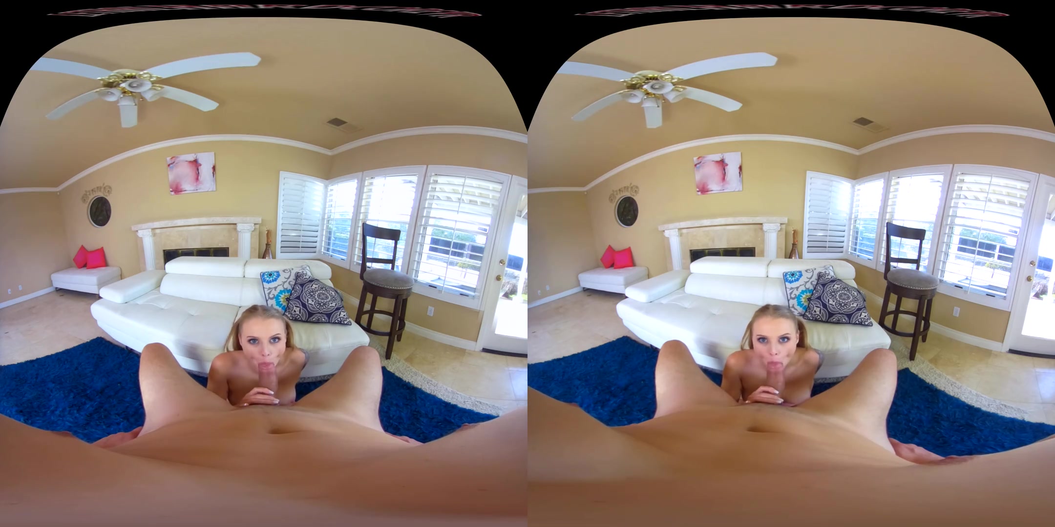 Dating App Hookup - Hot Blonde teen 18+ on the Couch