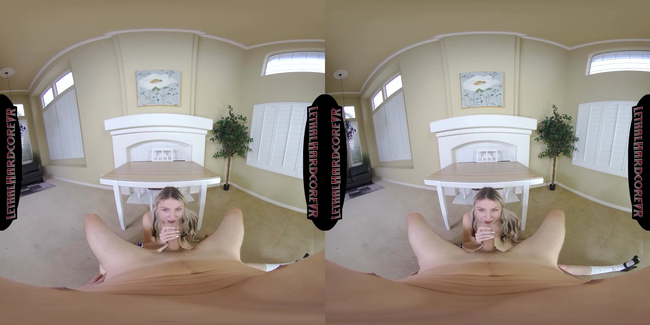 18 Year Old Britt Needs Training - Blonde Petite Teen Fucks Huge Cock POV