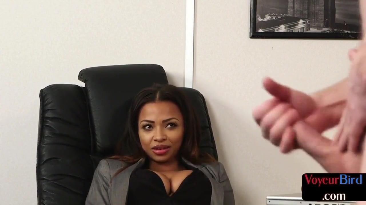 Black British Teases With Bigtits For Colleague