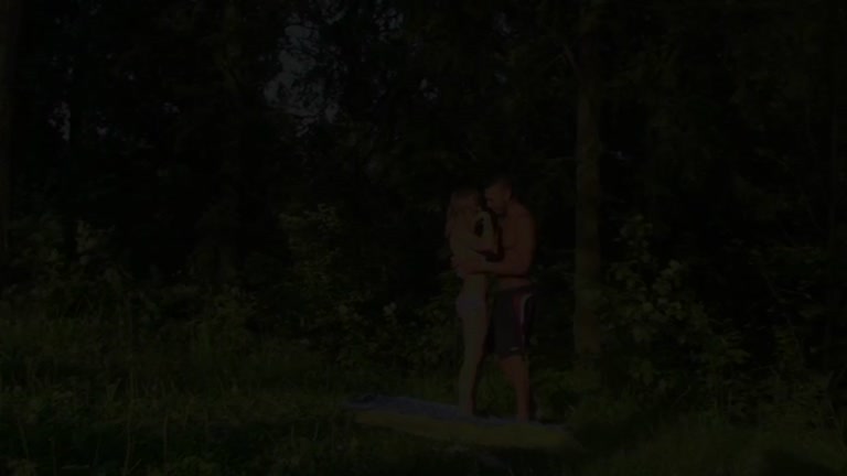 Foursome of hawt students 18+ fucking on the forest glade