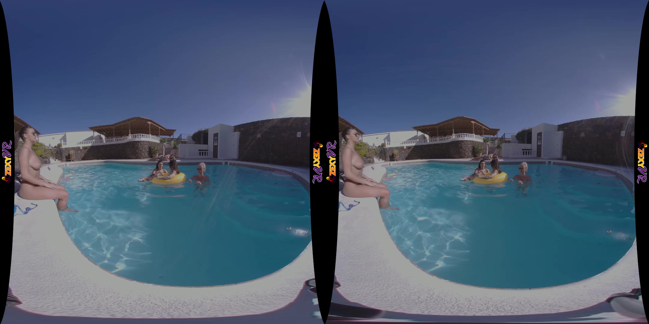 Pool Games featuring Bethany Morgan, Amelia B, Maya, Zara, Hope - ZexyVR