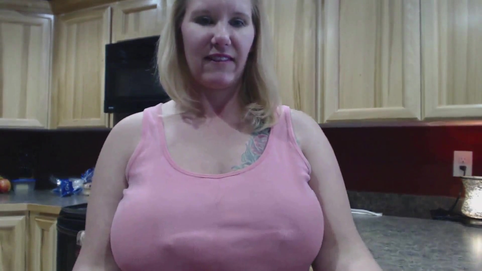Naked In The Kitchen - Clean Titties - BustyKrisAnn